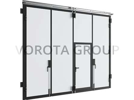 Складные гаражные ворота Doorhan промышленные 3500x2125